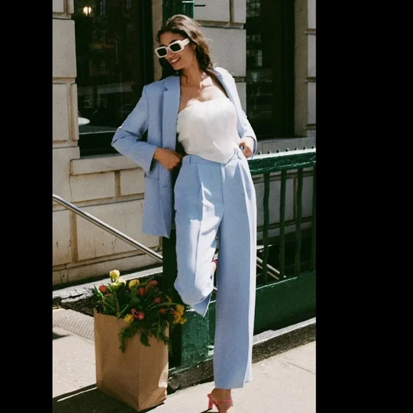 Zara Suit- 2 piece set. Medium pant, small blazer - Picture 1 of 9